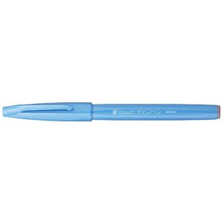 PentelArts Faserschreiber Brush Sign Pen hellblau
