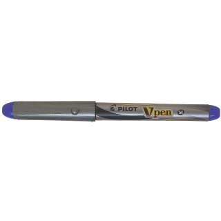 PILOT Füllhalter V Pen Silver Federbreite: 0,4 mm violett