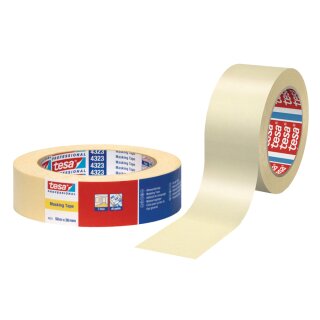 tesa Maler Krepp 4323 Basic Papierabdeckband 50 mm x 50 m (Preis pro Stück)