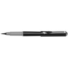 PentelArts Brush Pen Pinselstift Gehäuse schwarz/grau inkl. 4 Patronen
