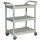 Rubbermaid Mehrzwechwagen 3 Etagen platinum