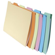 EXACOMPTA Aktenmappe SUPER 210 DIN A4 farbig sortiert 10...