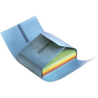FAST Sammelmappe mit Klettverschluss blau