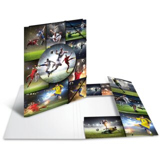 HERMA Eckspannermappe "Football" Karton DIN A4