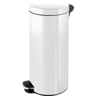 helit Silberionen-Tret-Abfalleimer "the knight" 30 Liter weiß