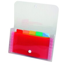 EXACOMPTA Dokumententasche Crystal 6 Fächer...