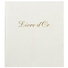 EXACOMPTA Gästebuch "Livre dOr" 220 x 260 mm weiß