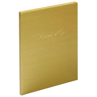 EXACOMPTA Gästebuch "Livre dOr" 270 x 220 mm weiß 100 Seiten