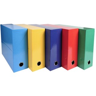 EXACOMPTA Archivbox Iderama Karton 90 mm sortiert (Preis pro Stück)