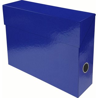 EXACOMPTA Archivbox Iderama Karton 90 mm dunkelblau