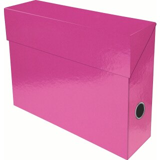 EXACOMPTA Archivbox Iderama Karton 90 mm rosa
