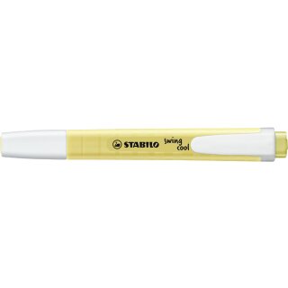 STABILO Textmarker swing cool Pastel Edition pastellgelb