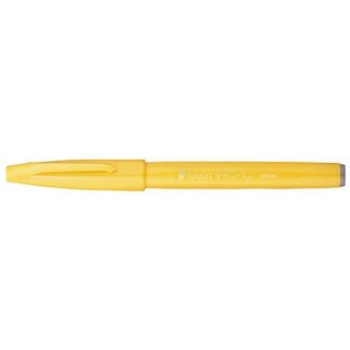 PentelArts Faserschreiber Brush Sign Pen gelb