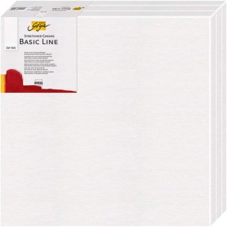 KREUL Keilrahmen-Set SOLO Goya BASIC LINE 400 x 400 mm 3 Stück
