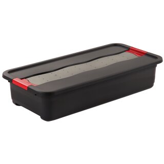 keeeper Aufbewahrungsbox "eckhart" 33 Liter graphite/rot