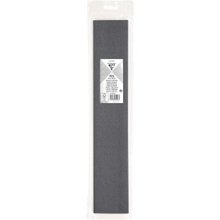 Clairefontaine Krepp-Papier (B)500 mm x (L)2,5 m grau