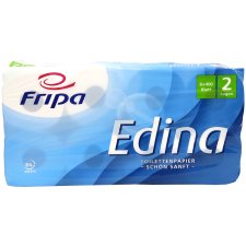 Fripa Toilettenpapier Edina 2-lagig hochweiß 8...