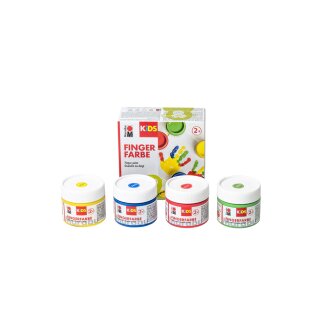 Marabu KiDS Fingerfarbe 100 ml 4er Set