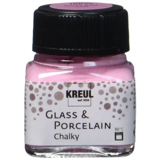 KREUL Glas- und Porzellanfarbe Chalky Candy Rose 20 ml im Glas