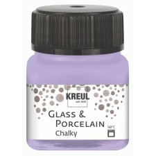KREUL Glas- und Porzellanfarbe Chalky Sweet Lavender 20...