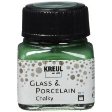 KREUL Glas- und Porzellanfarbe Chalky Cottage Green 20 ml...