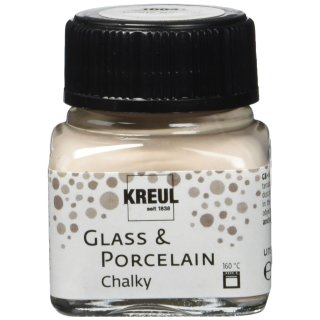 KREUL Glas- und Porzellanfarbe Chalky Noble Nougat 20 ml im Glas