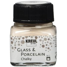 KREUL Glas- und Porzellanfarbe Chalky Noble Nougat 20 ml...