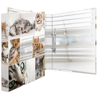 HERMA Ringbuch "Animals" Katzen DIN A4 2-Ring Mechanik