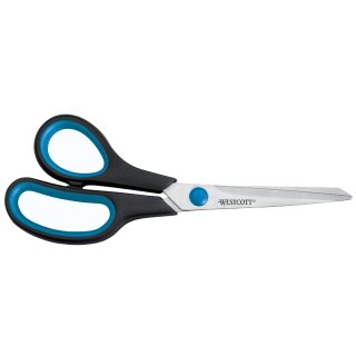 WESTCOTT Schere Easy Grip Länge: 210 mm für Linkshänder gebogen