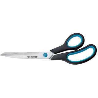 WESTCOTT Schere Easy Grip Länge: 247 mm blau/schwarz