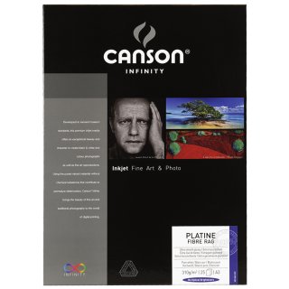 CANSON INFINITY Fotopapier "Platine Fibre Rag" 310 g/qm A4