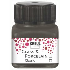 KREUL Glas- und Porzellanfarbe Classic dunkelbraun 20 ml