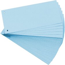 EXACOMPTA Trennstreifen Premium 105 x 240 mm blau 100...