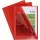 EXACOMPTA Sichthülle DIN A4 PVC 0,13 mm rot transluzent 100 Stück