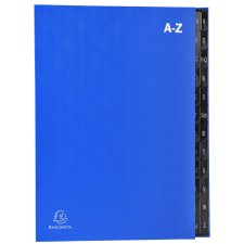 EXACOMPTA Pultordner DIN A4 A-Z 24 Fächer blau