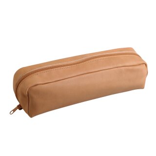 Clairefontaine Schlamper-Etui rechteckig Naturleder