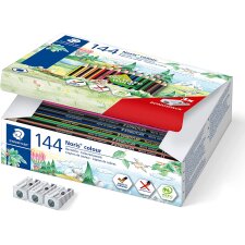 STAEDTLER Buntstift Noris Colour 144er Kartonbox + GRATIS...