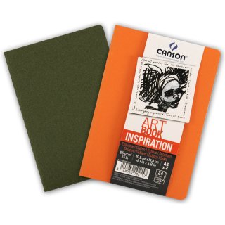 CANSON Skizzenheft Art Book Inspiration A4 grün / orange