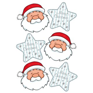 HERMA Weihnachts-Sticker DECOR "Nikolausgruß" 3 Blatt à 6 Sticker