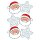 HERMA Weihnachts-Sticker DECOR "Nikolausgruß" 3 Blatt à 6 Sticker