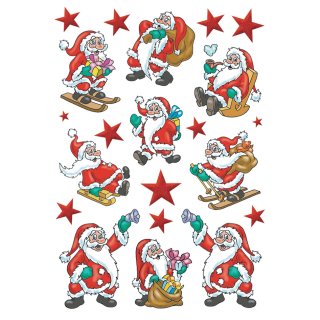 HERMA Weihnachts-Sticker DECOR "klassisches Weihnachten" 3 Blatt à 21 Sticker