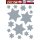 HERMA Weihnachts-Fensterbild "Sterne" silber 210 x 297 mm