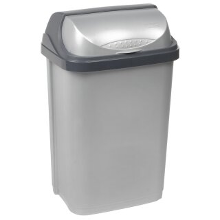 keeeper Abfallbehälter "rasmus" 25 Liter silber