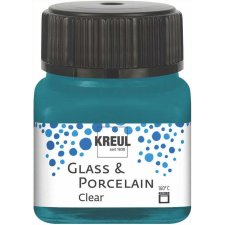 KREUL Glas- und Porzellanfarbe Clear türkis 20 ml
