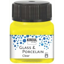 KREUL Glas- und Porzellanfarbe Clear gelb 20 ml