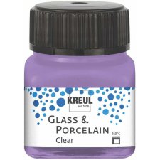 KREUL Glas- und Porzellanfarbe Clear flieder 20 ml