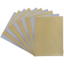 folia Bastelwellkarton (B)250 x (H)350 mm gold &...