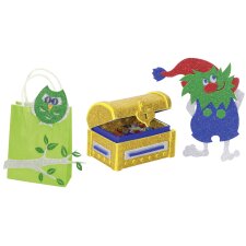 folia Glitter-Moosgummi II 200 x 290 mm 5 Blatt sortiert