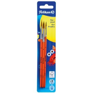 Pelikan Haarpinsel-Set Sorte 23 3-teilig sortiert 8 10 und 12