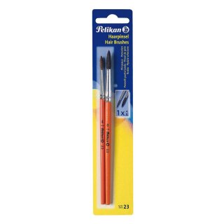 Pelikan Haarpinsel-Set Sorte 23 2-teilig sortiert 4 und 8